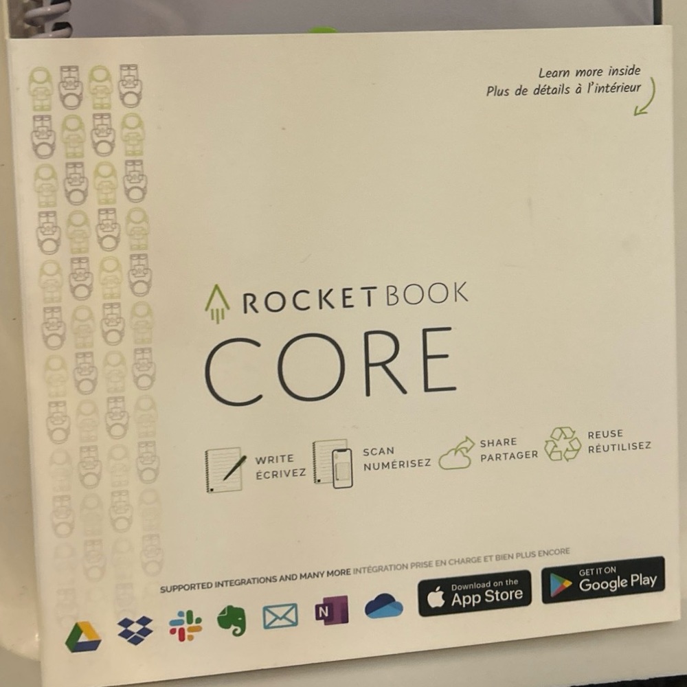 Lilac Rocketbook Core Dot Pages